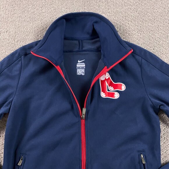 Nike Cooperstown Collection Boston Red Sox Jacket Men's Large Track Socks - Picture 4 of 11